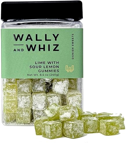 Amazon.com : Wally & Whiz Danish Gummy Candy Lime with Sour Lemon